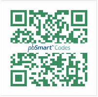 Branded QR code with center banner