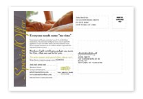 Promotional postcard template