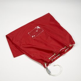 Red Mail Bag, 38 in. H x 25 in. W