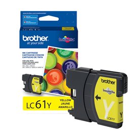 Brother LC61Y Yellow Ink Cartridge (325 yield)