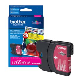 Brother LC65HYM - High Yield Magenta Ink Cartridge (750 yield)