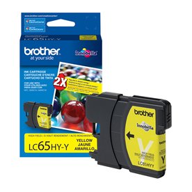 Brother LC65HYY - High Yield Yellow Ink Cartridge (750 yield)