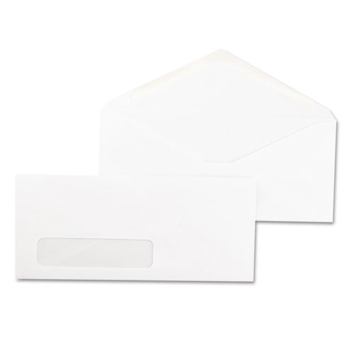 #10, Window, Gummed, White Business Envelopes