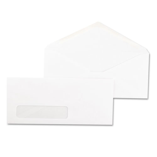 #10 Window Gummed White Business Envelopes