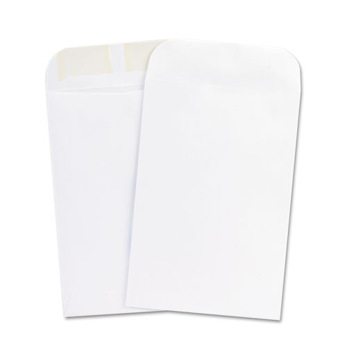 6-1/2 x 9-1/2, Gummed, White Catalog Envelopes