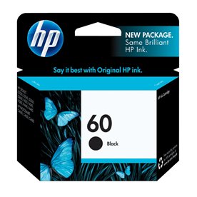 HP 60 (CC640WN) Black Ink Cartridge (200 Yield)